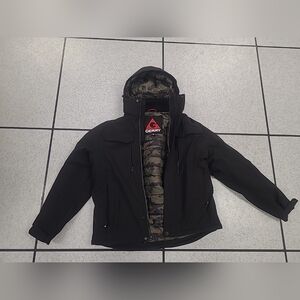 GERRY MEN'S NIMBUS TECH MIDWEIGHT JACKET Black CAMO LARGE
